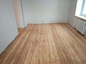 Циклевка пола сосна, была под краской