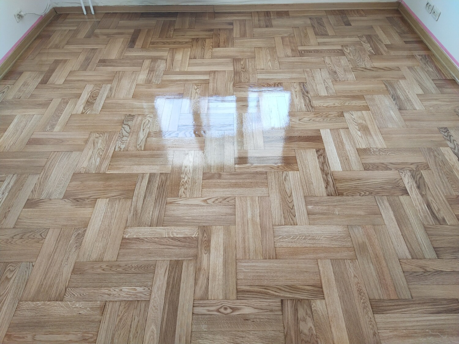 Пример нанесение лаком