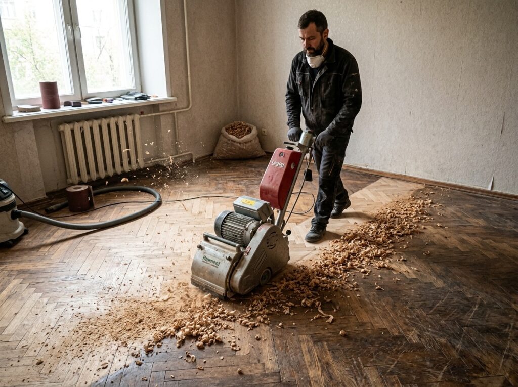 Что такое циклевка паркета