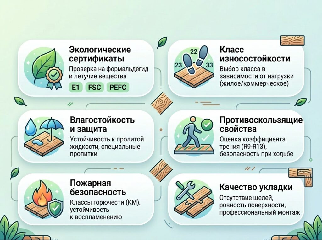 Иллюстрация про безопасный паркет