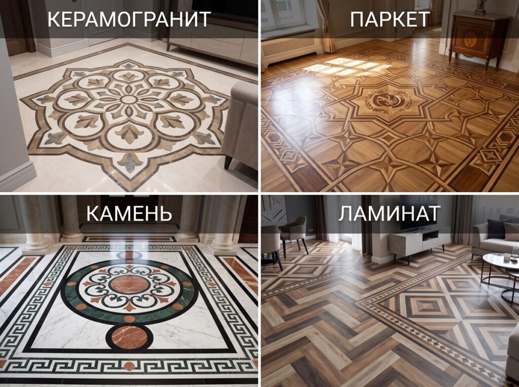 Иллюстрация художественных полов